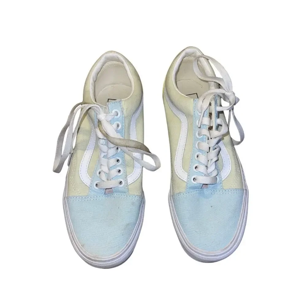 Vans Women Old Skool Pastel Block Colorway Sneakers Skater Shoes 6.5 Streetwear